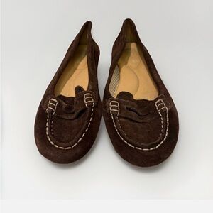 Sperry Dark Brown Suede Women's Loafers